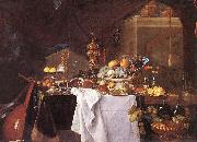 Jan Davidsz. de Heem A Table of Desserts oil painting artist